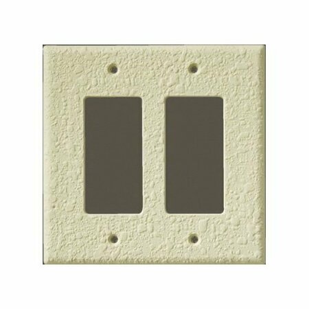 CAN-AM SUPPLY InvisiPlate Smooth Wallplate, 5 in L, 3-1/4 in W, 1 -Gang SM-R-1
